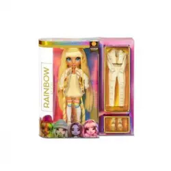Muñeca Rainbow High Studio Sunny Madison, Lleva Cosas Cuquis Y Adorables, Con Accesorios Moda, 30cm