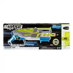 Nerf Hyper Siege-50 - Lanza Dardos - 14 Años+