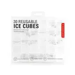 Set de 30 cubitos de hielo reutilizables Kikkerland blancos