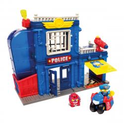 Superthings - Pack Playset Police Station Y Super Moto Policía