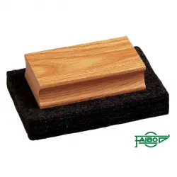 Borrador Faibo para pizarra verde madera