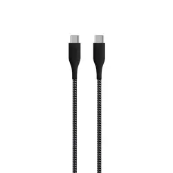 Cable Puro Fabric USB-C Negro 1,2 m