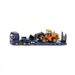 Camión De Góndola Rebajada Man Con Cargador Jcb 1:87