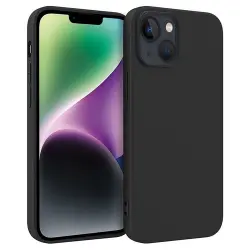 Funda de silicona Icoveri Negro para iPhone 14