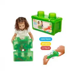 Juego De Constrcucción Jelly Blox 30 Piezas. Sistema De Construcción Imaginativo Y Unico. Construye, Aplasta Y Estira.