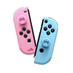 Kit FR-TEC Tanooki Funda + Grips Rosa/Azul Nintendo Switch