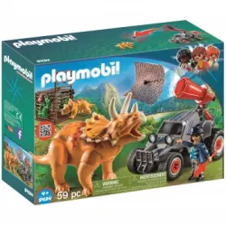 Playmobil - Coche con Triceratops