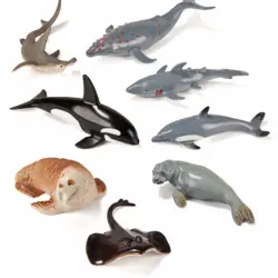 Animales marinos Miniland 8 unidades