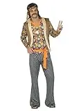 Disfraz De Hippie Floreado Años 60