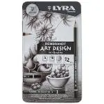 Estuche metálico de 12 lápices Lyra Rembrandt Art Design