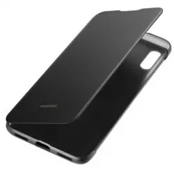 Funda Flip Cover Negra Huawei para Y6 2019