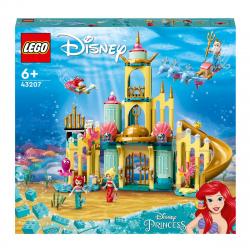 LEGO - Castillo De Princesas Palacio Submarino De Ariel Con Muñeca De La Sirenita Disney Princess