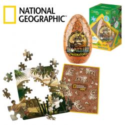 Puzzle Huevo National Geographic - Triceraptors -Pterosaur ( modelo surtido)