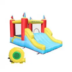 Castillo Hinchable Infantil Dumber - Castillo Hinchable Para Niños Con Juegos Ideal Para Jardín O Espacio Grande