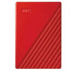 Disco duro portátil HDD 2.5 WD My Passport  2TB Rojo