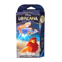Disney Lorcana - Cartas Coleccionables The First Chapter Starter Sapphire & Steel Deck A Disney Lorcana.