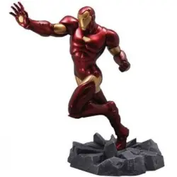 Figura Marvel - Iron Man - Estatua En Pvc - Entorno 22cm