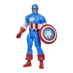 HASBRO FAN - Figura Retro Capitán América Marvel Legends