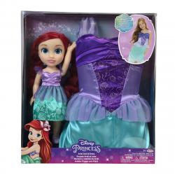 Jakks Pacific - Set Muñeca Ariel Y Disfraz Ariel (4/6 Años) Disney Princess