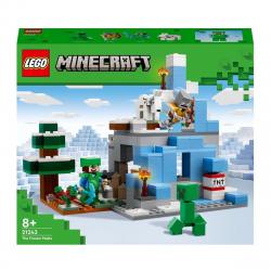 LEGO -  De Construcción Los Picos De Hielo De Steve Con Cueva Y Espada De Diamante Minecraft
