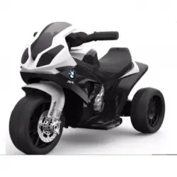 Moto Con Licencia Bmw 6v - Moto Eléctrica Niños Negro - Moto Eléctrica Infantil De Batería Para Niños