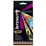 Pack 12 lápices para colorear BIC intensity madera