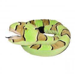 WILD REPUBLIC - Peluche 137 cm Serpiente roca verde Wild Republic.