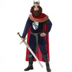 Disfraz De Rey Loco Medieval
