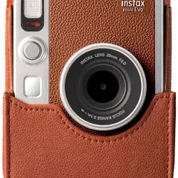 Funda Fujifilm Marrón para Instax Mini Evo