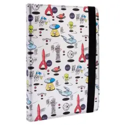 Funda Universal SilverSanz Estampada Space Silver para tablet 9''-10,1''