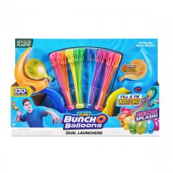 BUNCHOBALLOONS - Pack Lanzador Doble Y +100 Buncho Balloons Neón De Carga Rápida Auto-sellantes