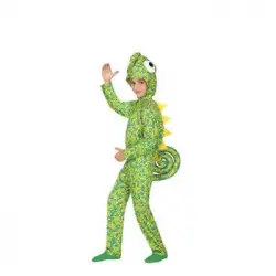 Disfraz De Camaleón Verde Para Niños