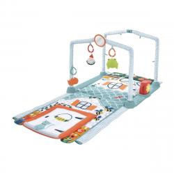 Fisher-Price - Gimnasio Casita De Campo 2 En 1 Alfombra De Actividades, Manta Se Convierte En Cabaña