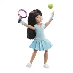 Kruseling Luna jugadora de tenis