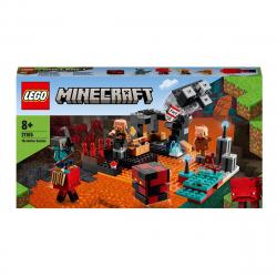 LEGO - Juego De Batalla Para Construir El Bastión Del Nether Con Piglins Minecraft