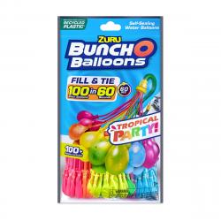 BUNCHOBALLOONS - Pack Neón 100 Buncho Balloons Carga Rápìda Auto-sellante En 60 Segundos