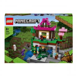 LEGO - El Campo De Entrenamiento, Set De Construcción Con Mini Figuras De Esqueleto, Ninja Y Murciélago, Minecraft