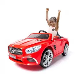 Mercedes Sl400 Con Mando Para Adultos Rojo - Coche Eléctrico Infantil Para Niños Batería 12v Con Mando Control Remoto