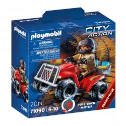 Playmobil - Bomberos - Speed Quad City Action