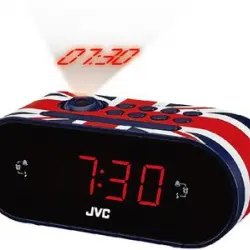 Radio despertador con proyección JVC RA-F221Z