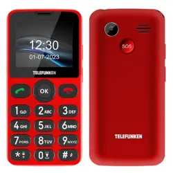 Teléfono móvil Telefunken S415 Rojo