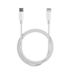 Cable Puro USB-C/Lightning Blanco 1 m