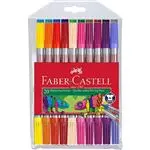 Estuche Faber-Castell con 20 rotuladores con dos puntas