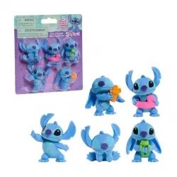 Just Play Products - Mini Blister con 5 Figuras Stitch Disney Just Play Products.