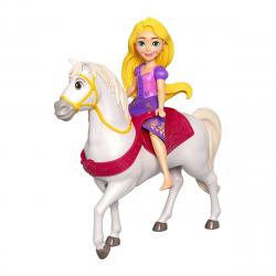 Mattel - Muñeca Princesa Rapunzel Con Caballo Maximus Disney Princess Minis