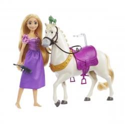Mattel - Muñeca Princesa Rapunzel Con Caballo Maximus Disney Princess