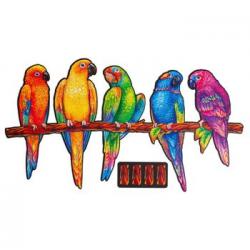 Rompecabezas Playful Parrots 620 Piezas Madera 72x40 Cm Unidragon