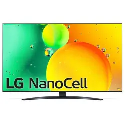 Tv led 50'' lg nanocell 50nano766qa 4k uhd hdr smart tv