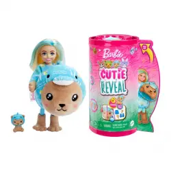 Barbie - Barbie Chelsea Cutie Reveal Serie Disfraces Osito delfín.