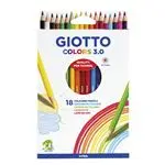 Estuche 18 lápices Giotto Colors 3.0
